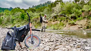 Fly Fishing with a Dirt Bike (Kugoo Wish 01)