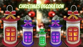 Christmas candle holder ideas || Christmas decoration ideas at home || Christmas craft ideas ||⛄🎄🎅