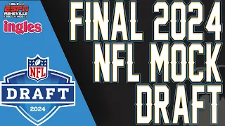 Final 2024 NFL First Round Mock Draft LIVE! from Detroit