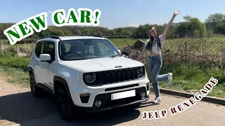 decorate my NEW car with me + car tour! - JEEP Renegade Limited