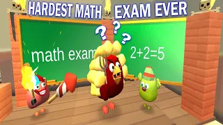 Monster School Math Exam | Chicken Gun