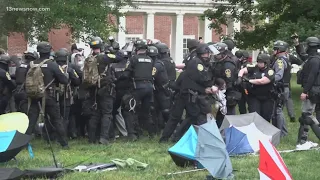 UVA educators upset over handling of on-campus protest