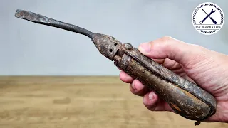 1891 German ''Weltrekord'' Ratchet Screwdriver - Restoration