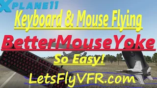 X Plane 11 Keyboard and Mouse |  You need Better Mouse Yoke