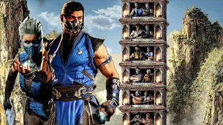 Mortal Kombat 1 Warrior Klassic Tower Sub Zero with Frost Kameo Gameplay - No Commentary
