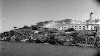 HD Stock Footage Five Die in Alcatraz Prison Jail House Riot 1948