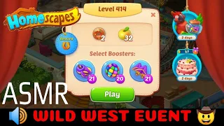 HOMESCAPES Level 414 | Wild West Event | Android Game | ASMR 🔊