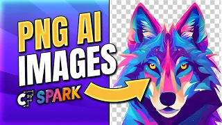 Generate AI Graphics with TRANSPARENT Background🤖 CF Spark Tutorial (Creative Fabrica)