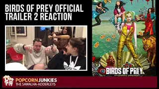 Birds of Prey (OFFICIAL TRAILER #2) The Popcorn Junkies FAMILY Reaction