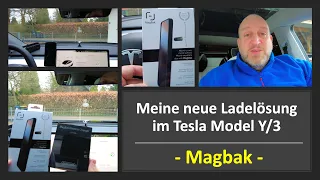 Zubehör Tesla Model Y und 3 - Endlich eine unauffällige und wertige Ladelösung - MagBak