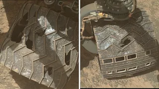 NASA's MARS Rover Damaged Badly on MARS Surface with Big Cracks & Holes