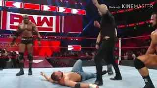 WWE Raw Roman Reigns and Seth rollins save Dean Ambrose