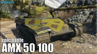 Топ по опыту ✅ World of Tanks AMX 50 100 лучший бой