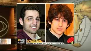 Captured: Dzhokhar Tsarnaev found hiding in a Boston suburb