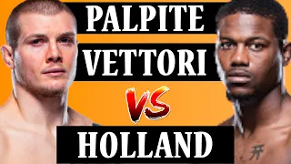 MARVIN VETTORI vs KEVIN HOLLAND - PALPITES PRO UFC VETTORI vs HOLLAND