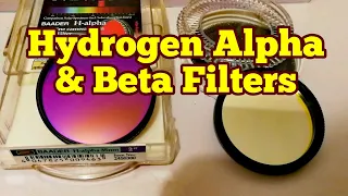 Baader H-Alpha & Skywatcher H-Beta Filters/ UNBOXING, Review, Use And Observation