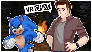 Movie Sonic And Donut Lord Go Camping In VRCHAT!!