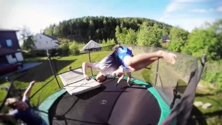 worlds best trampoline tricks compilation