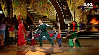 Arthur Logay with his wife and sons and Anna Karelina – Freestyle – Dancing with the Stars. Season 8