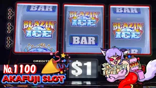 Blazin' Ice Slot Machine 9 Lines Max Bet🤩💪 @YAAMAVA' Resort & Casino at San Manuel 赤富士スロット