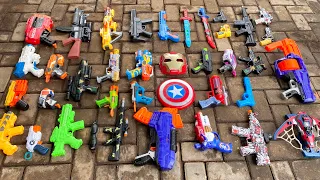 Collecting Tembakan Nerf Gun war Gun, Revolver, Gear Light Gun AK47 Sniper Rifle, Spiderman Gun #116