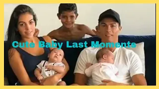 Cristiano Ronaldo .Georgina Rodriguez. baby Cute Last Moments