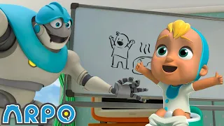 How to Potty Train!!! | ARPO The Robot | Funny Kids Cartoons | Full Episodes