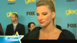 Heather Morris 'It's Awesome' Working With Naya Rivera On 'Glee'