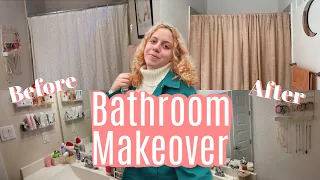 Entire Bathroom Makeover Transformation