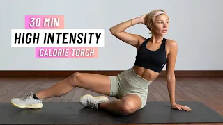 30 Min Full Body Cardio HIIT Workout - No Equipment, Fat Burn At Home