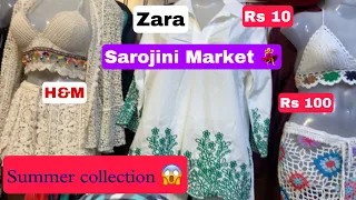 Sarojini Nagar Market Summer Collection 😱||Zara Copy Shop 🏬 #bodovlogs #latestupdate