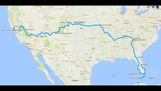 USA Harley Ride to Key West then Across the Middle of the country to San Francisco  HD 1080p