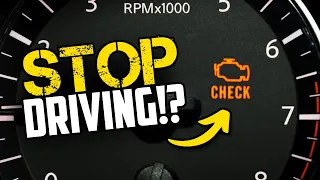 Should you Stop Driving with the Check Engine Light On Blinking or Flashing? Warning Light Fix Reset