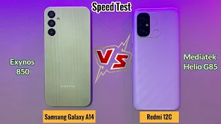 Samsung Galaxy A14 VS Xiaomi Redmi 12C Performance Test & Comparison