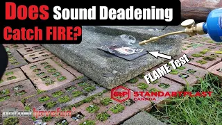 Does Sound Deadening Catch FIRE? (STP Canada Review) | AnthonyJ350