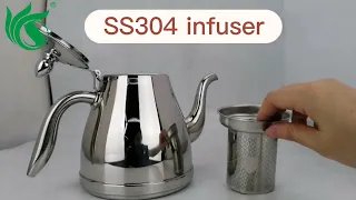 Stainless Steel Tea Pot With Infuser