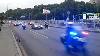 Кортеж Эрдогана в Москве 18.05.2016 / Motorcade of Erdogan person in Moscow