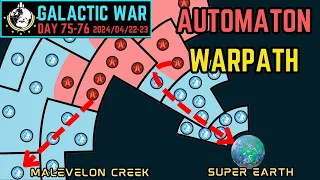 Major Losses to Automatons Continue - Galactic War Update Day 75-76(2024/04/22-23)