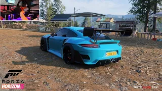 900HP Porsche 911 GT2 RS - Forza Horizon 5 | LOGITECH G920 GAMEPLAY