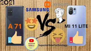 SAMSUNG GALAXY A71 VS XIAOMI MI 11 LITE