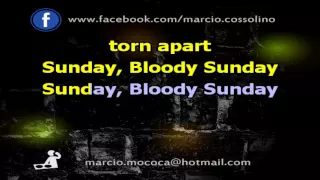 U2 - Sunday Bloody Sunday - Karaoke