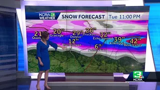 Northern California Forecast: Latest storm timeline as of Jan. 9 at noon