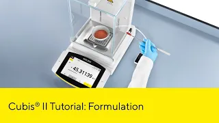 Using the Flexible Formulation App to Weigh in Recipes on the Cubis® II Lab Balance