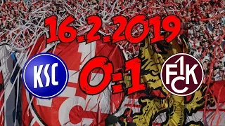 Karlsruher SC 0:1 1. FC Kaiserslautern – 16.2.2019 – DERBYSIEGER! DERBYSIEGER! HEY! HEY!