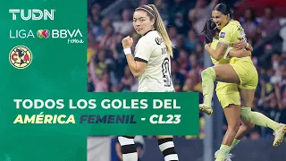 ¡IMPERDIBLES! Revive los GOLES del AMÉRICA FEMENIL en el CLAUSURA 2023 | TUDN