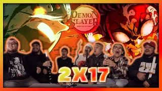 ART IN MOTION!!! DEMON SLAYER 2X17 REACTION!!!!! | "NEVER GIVE UP"