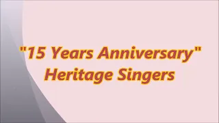 "15 Years Anniversary" - Heritage Singers (LP 1986)