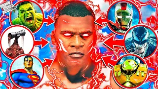 Franklin Became ''NEW AVENGER '' & Joined Avengers army With Shinchan & Doraemon || GTA 5 AVENGERS