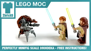 PERFECTLY Minifig-scale LEGO DROIDEKA - 2bricks MOCs!