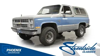 1985 Chevrolet Blazer K5 4X4 Silverado for sale | 3223 PHX